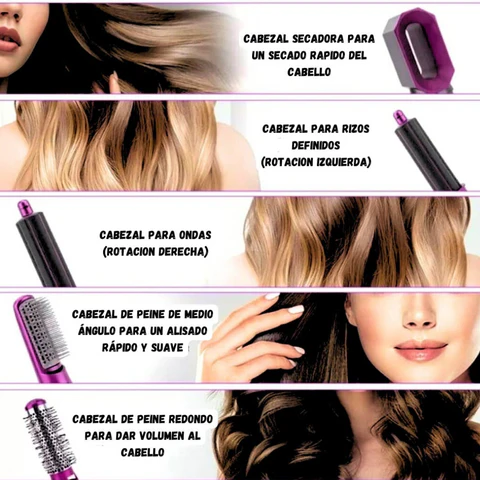 Cepillo Secador 5 en 1
