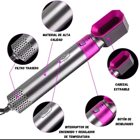 Cepillo Secador 5 en 1